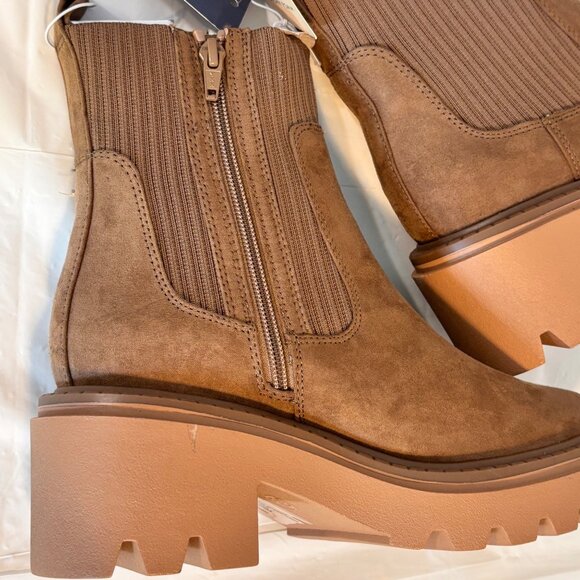 Universal Thread Women’s Memory Foam Tan Kyrie Boots Size 6.5 Faux Suede - Picture 8 of 12